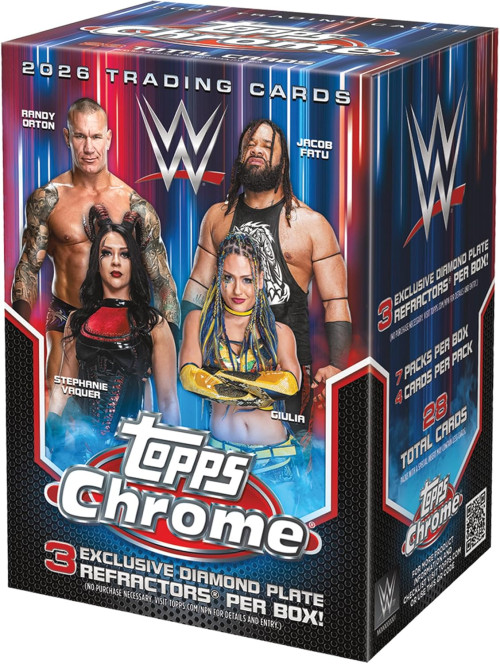 2026 Topps Chrome WWE Factory Sealed Value Box