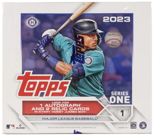 2023 Topps Series 1 Baseball Hobby Jumbo Box - Factory Sealed