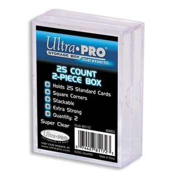 Ultra Pro 25 Count 2 Piece Box (10 Lot)