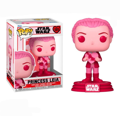 Funko Pop! Star Wars: Princess Leia Valentines Day #589 2023 Edition