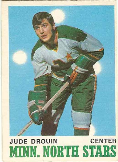 1970-71 O-Pee-Chee Jude Drouin Base Single NM-MT