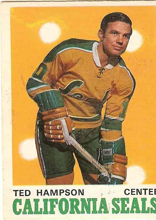 1970-71 O-Pee-Chee Ted Hampson Base Single NM-MT