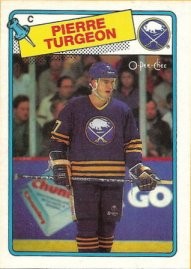 1988-89 O-Pee-Chee Pierre Turgeon Rookie Card