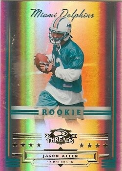 2006 Donruss Threads Jason Allen Rookie 901/999