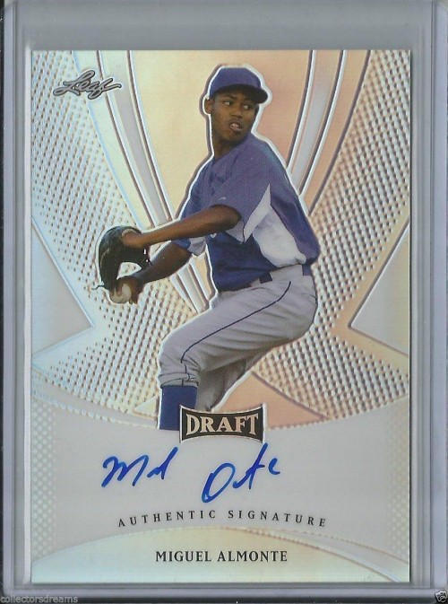 2013 Leaf Draft Metal Baseball Miguel Almonte Autograph Rookie Card Auto BA-MA2