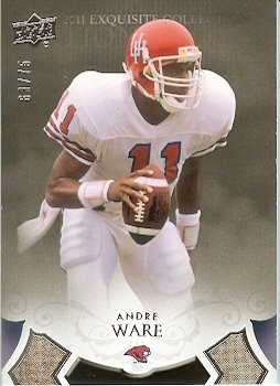 2011 Upper Deck UD Exquisite Andre Ware Base Single 68/75
