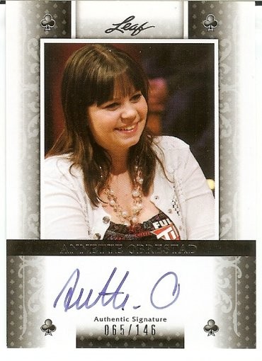 2011 Leaf Annett Obrestad Authentic Signature 065/146