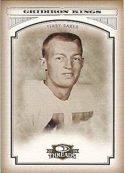 2006 Donruss Threads Terry Baker Gridiron Kings