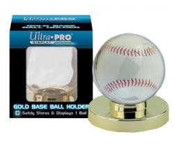 Ultra Pro Ball Holder Gold Base ( 6 Lot)