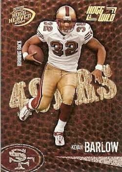 2004 Playoff Hogg Heaven Kevan Barlow Hogg Wild 028/250