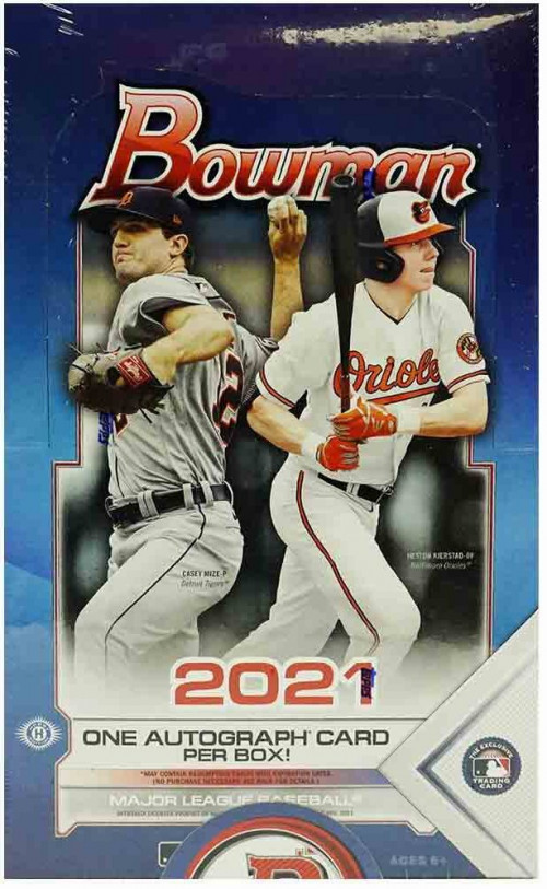 2021 Bowman Baseball Hobby Box