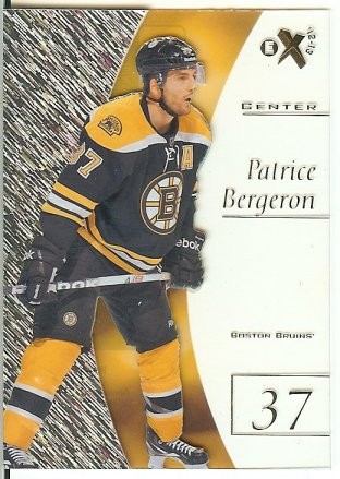2012-13 UD Fleer Retro Patrice Bergeron EX Insert