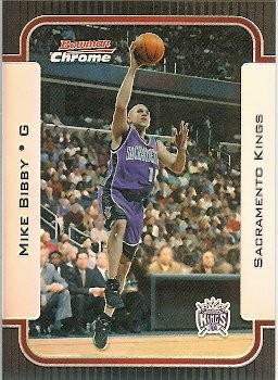 2003-04 Bowman Chrome Mike Bibby Refractor 044/300