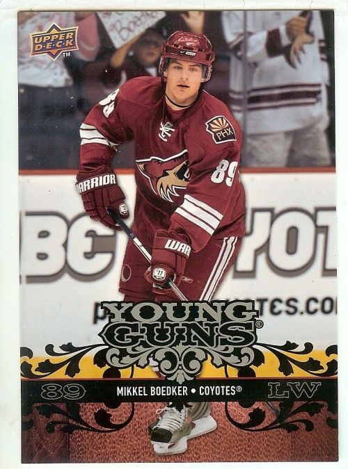 2008-09 Upper Deck Mikkel Boedker Oversized Young Guns Rookies