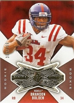 2012 SPX Brandon Bolden Rookie 389/499