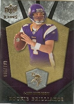 2008 Upper Deck Icons John David Booty Rookie Brilliance 505/799