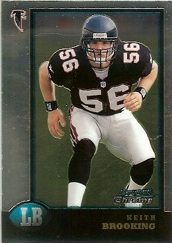 1998 Bowman Chrome Keith Brooking Rookie