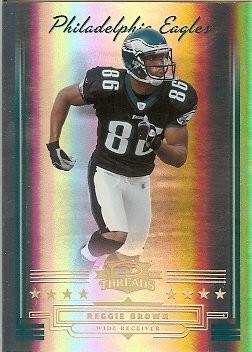 2006 Donruss Threads Reggie Brown Bronze Holofoil 102/250