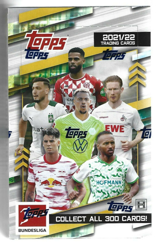 2021-22 Topps Bundesliga League Collection Soccer Sealed Hobby Box