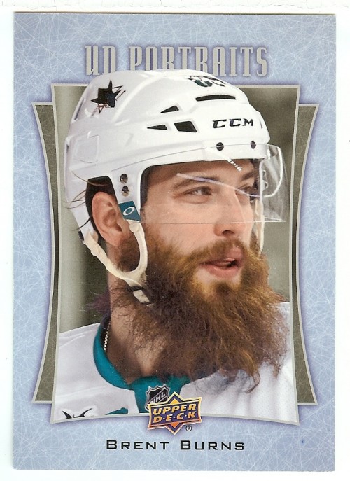 2016-17 Upper Deck Brent Burns Oversized UD Portraits