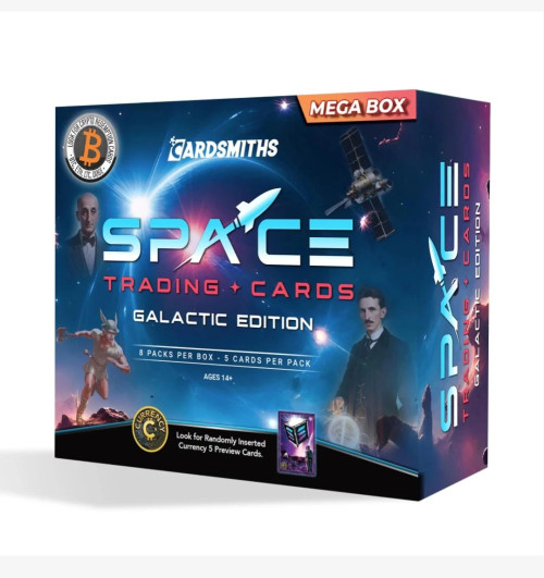 Cardsmiths SPACE Trading + Cards Galactic Edition 8-Pack Mega Box