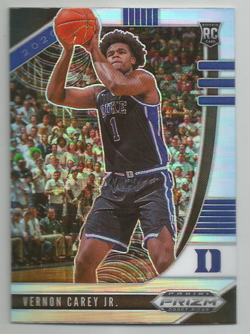2020-21 Panini Prizm Draft Picks Vernon Carey Jr. Silver Refractor 