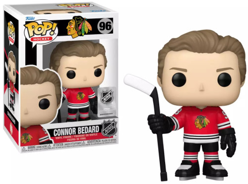 Funko Pop! Connor Bedard Chicago Blackhawks #96 NHL Vinyl Figure NEW RC