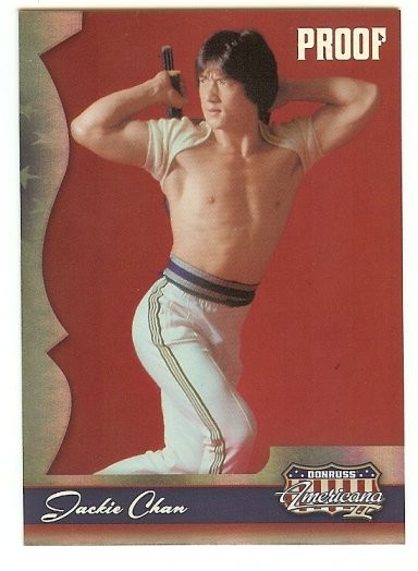2008 Donruss Americana Jackie Chan Proof Single 104/250