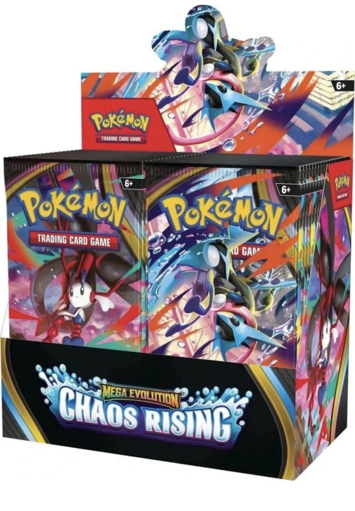 Mega Evolution Chaos Rising Booster Box Factory Sealed Pokemon TCG