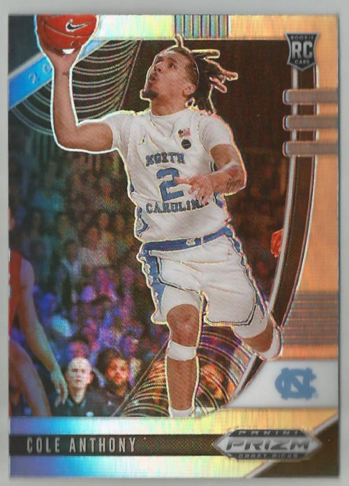 2020-21 Panini Prizm Draft Picks COLE ANTHONY Silver Prizm Refractor RC #49 