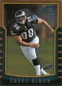 2000 Bowman Chrome Corey Simon Rookie