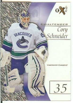 2012-13 UD Fleer Retro Cory Schneider EX Insert