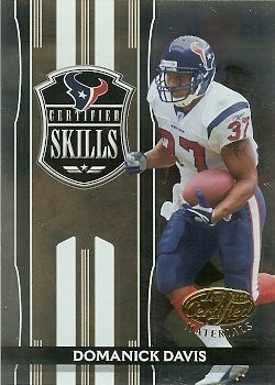 2006 Leaf Certified Domanick Davis Certified Skills 459/800