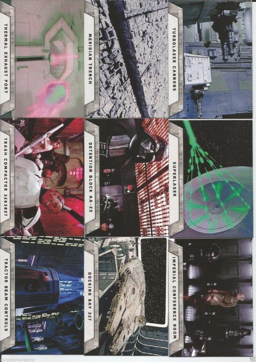 2016 Topps Star Wars : Rogue One Mission Briefing DEATH STAR 9 CARD SUBSET