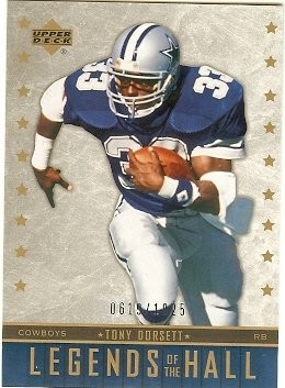 2005 Upper Deck Legends Tony Dorsett LH 0619/1025