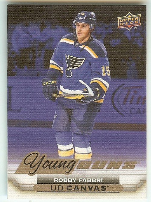 2015-16 UPPER DECK YOUNG GUNS CANVAS ROBBY FABBRI