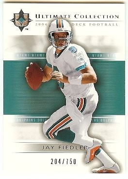 2004 Upper Deck Ultimate Jay Fiedler 204/750