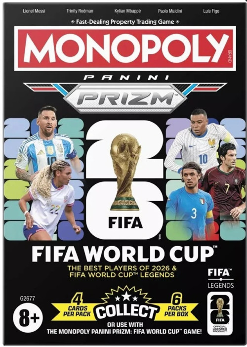 2026 Panini Prizm Monopoly FIFA World Cup Soccer Blaster Box Factory Sealed 