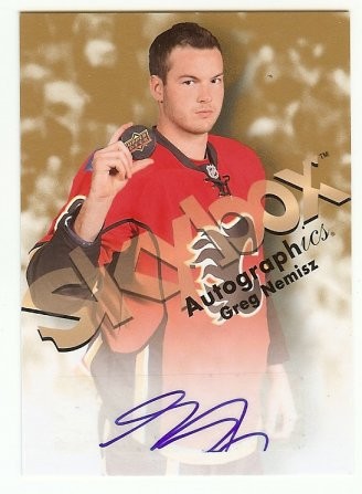 2012-13 UD Fleer Retro Greg Nemisz Autograph 