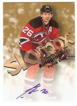 2012-13 UD Fleer Retro Patrik Elias Autograph 