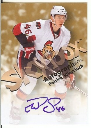 2012-13 UD Fleer Retro Patrick Wiercioch Autograph 