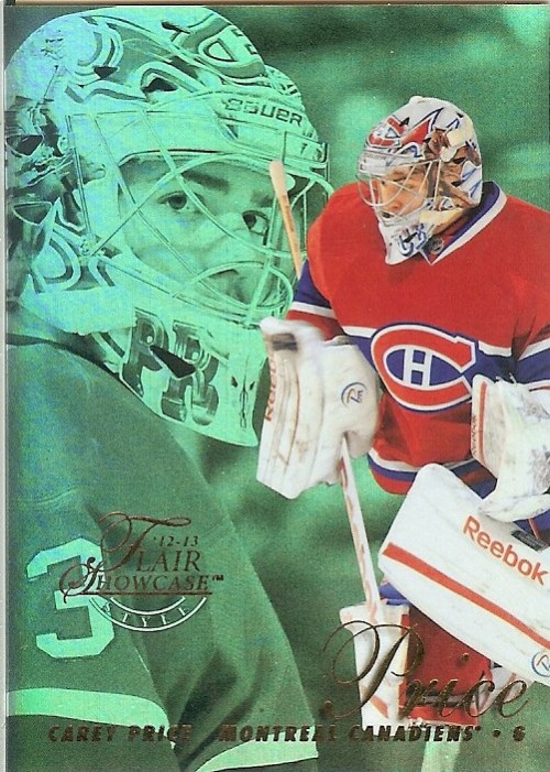 2012-13 UD Fleer Retro Flair Showcase Insert Carey Price