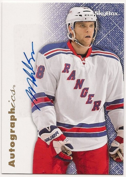 2012-13 UD Fleer Retro Michael Sauer Autograph 