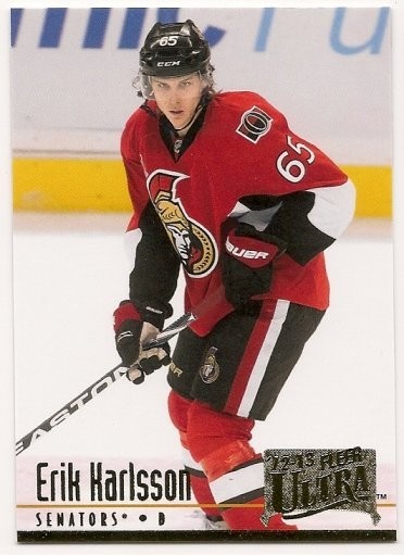 2012-13 UD Fleer Retro Erik Karlsson '94 Ultra Insert