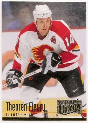 2012-13 UD Fleer Retro Theoren Fleury '94 Ultra Insert