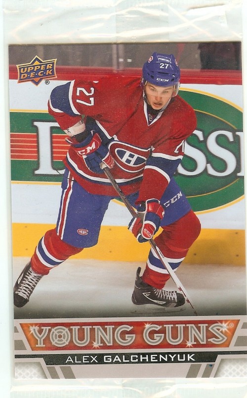 2013-14 Upper Deck Alex Galchenyuk Oversized Young Guns Rookies
