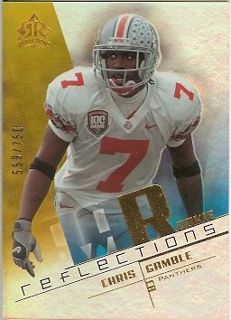 2004 Upper Deck Reflections Chris Gamble Rookie 559/750