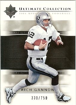 2004 Upper Deck Ultimate Rich Gannon 330/750