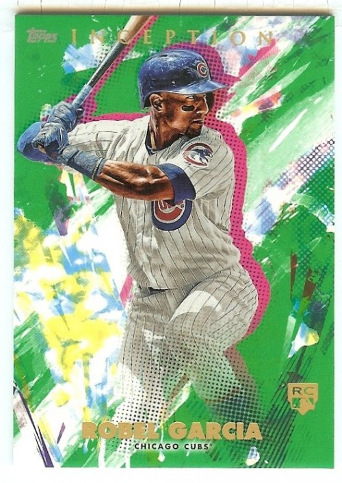 2020 Topps Inception Robel Garcia Green Rookie Parallel
