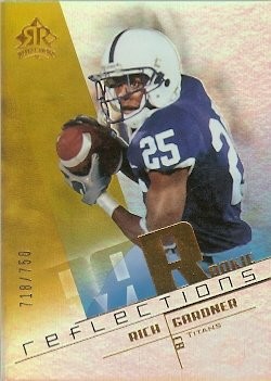 2004 Upper Deck Reflections Rich Gardner Rookie /750